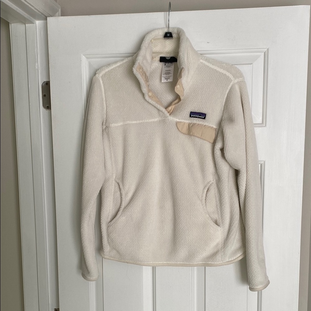 Patagonia Cream Fleece Pullover